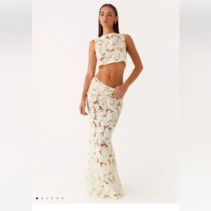 Fiorella top and skirt peppermayo